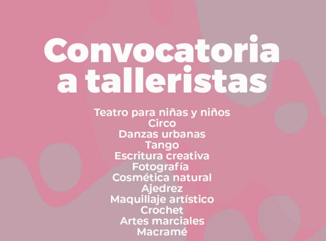 Convocatoria a talleristas