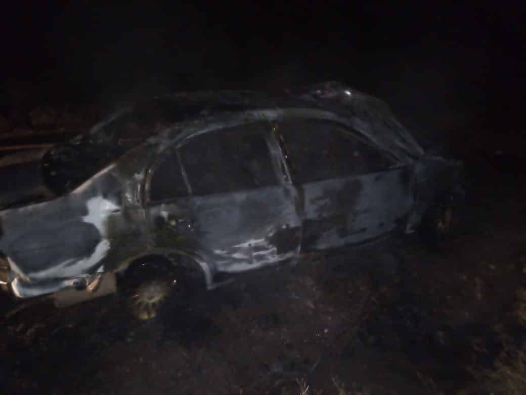 Se incendió un auto y las pérdidas fueron totales