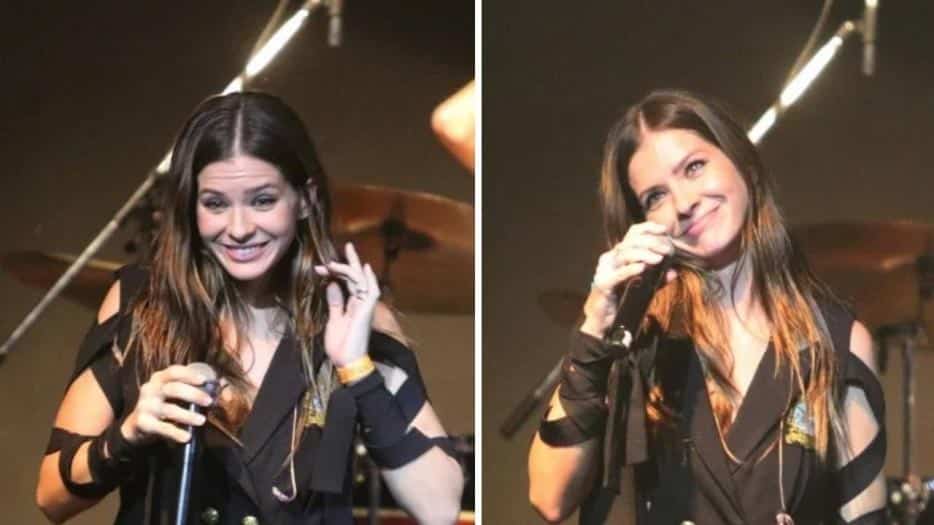 La China Suárez debutó como cantante en un recital: “Me tiembla todo”