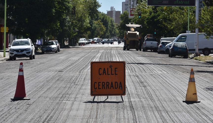 Cierre programado de calles y cambio en los recorridos de colectivos