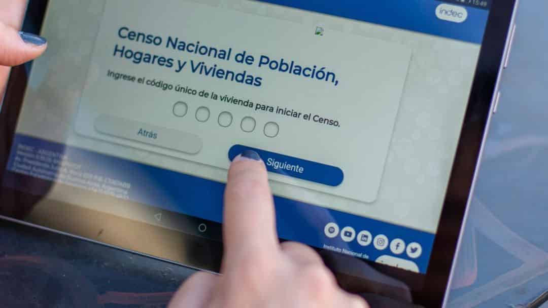 A días del Censo 2022, un 30% de las viviendas del país optó por completar su versión digital