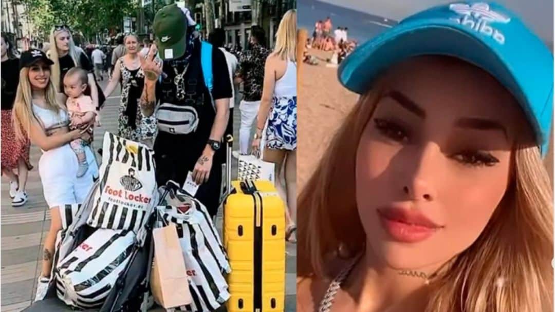 Tamara Báez mostró la ropa que compró con L-Gante en Europa: “Nos llevamos de todo”