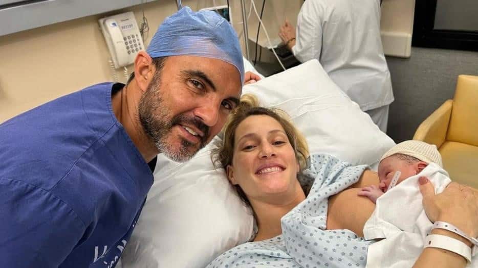 Mica Viciconte y Fabián Cubero compartieron las primeras imágenes de su hijo Luca