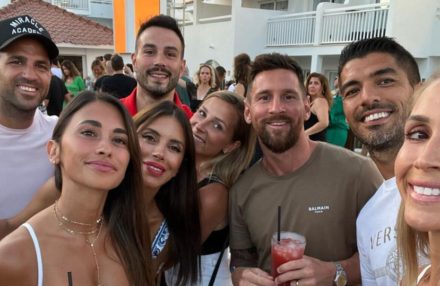Messi y Antonela Roccuzzo fueron a una fiesta top en Ibiza: la foto del after y el detalle del trago
