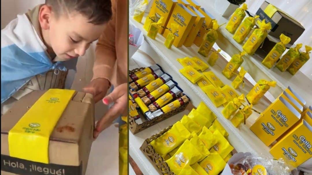 Un nene hizo un cumpleaños temático de Mercado Libre, las fotos se viralizaron y la empresa lo llenó de regalos