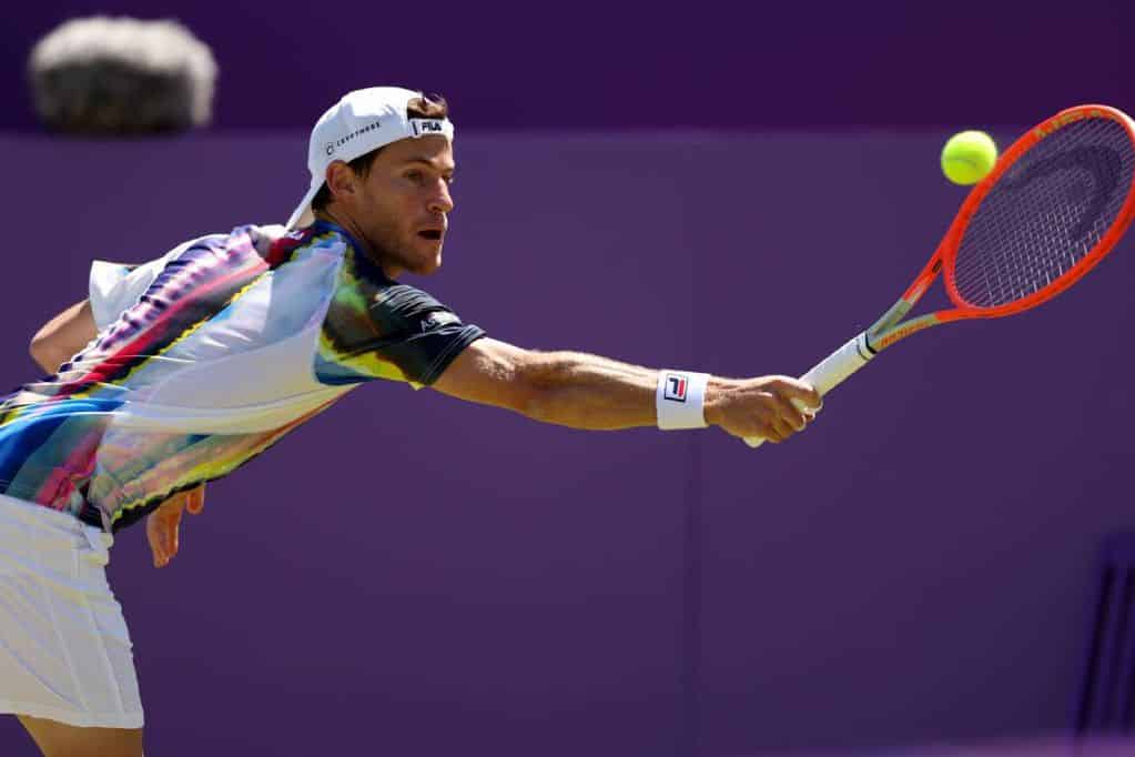 Diego Schwartman quedó eliminado en la primera ronda de Queen’s