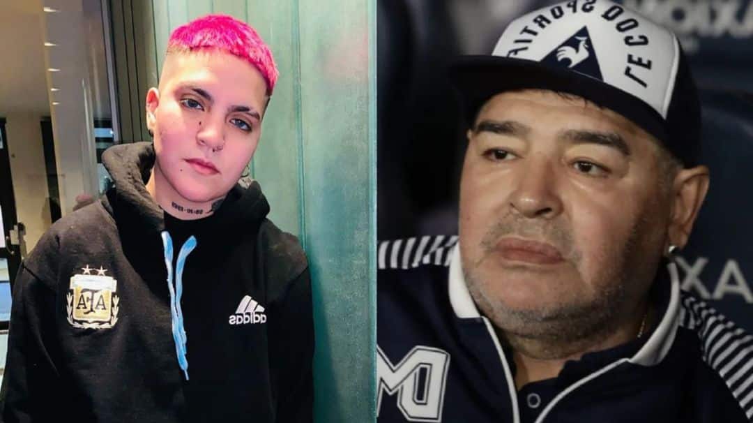 La historia de Eugenia Laprovittola: canta, juega al fútbol y dice ser la hija de Diego Maradona