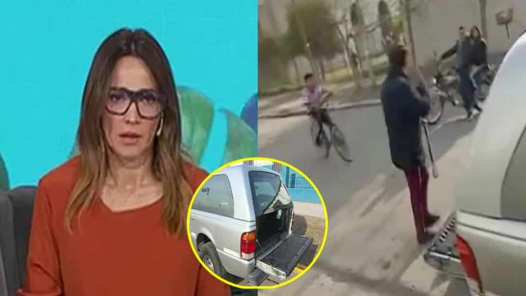 Robaron en vivo a un móvil del programa de Vero Lozano mientras hacían una nota desde una comisaría
