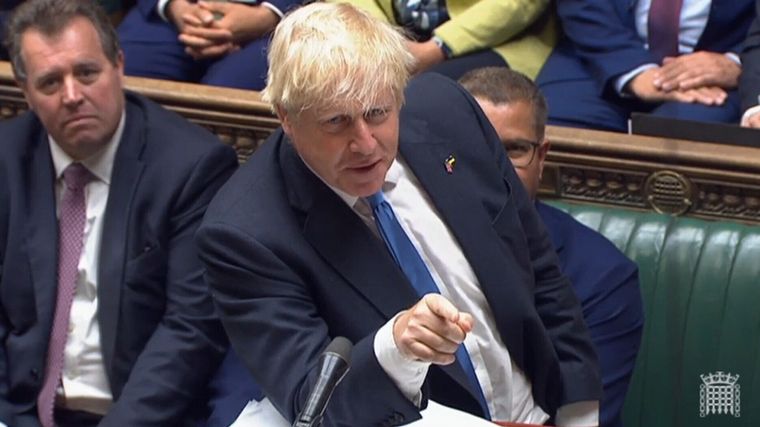 “Hasta la vista, baby”: la llamativa frase de Boris Johnson en su despedida del Parlamento británico
