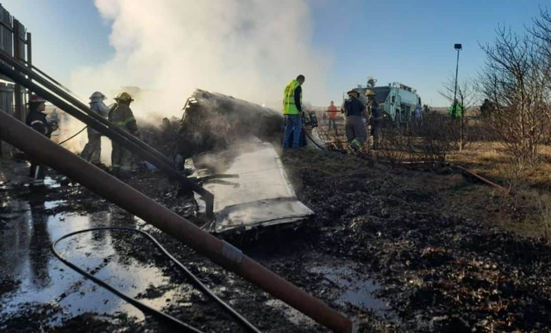 Impactante video: así se estrelló el avión sanitario en Río Grande