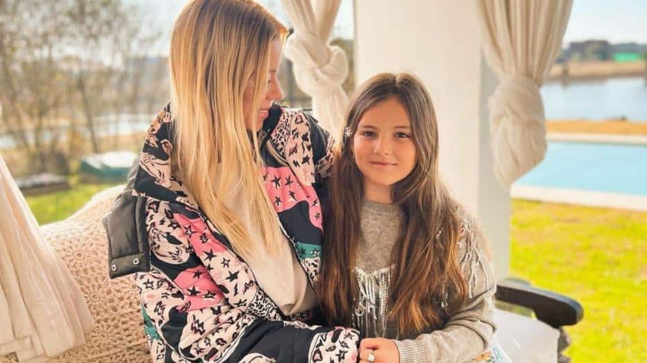 Nicole Neumann compartió fotos de la glamorosa torta para el cumpleaños de su hija Sienna Cubero