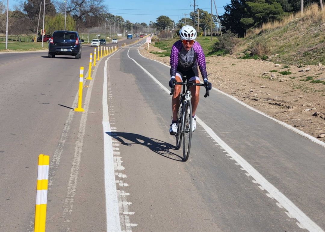 Finalizaron los trabajos en la ciclovía de camino de la Carrindanga