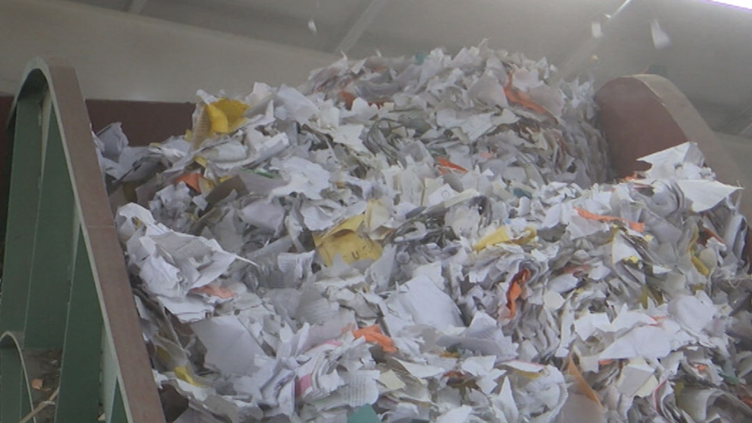 Más de 10 mil toneladas de papel para el Centro Luis Braille