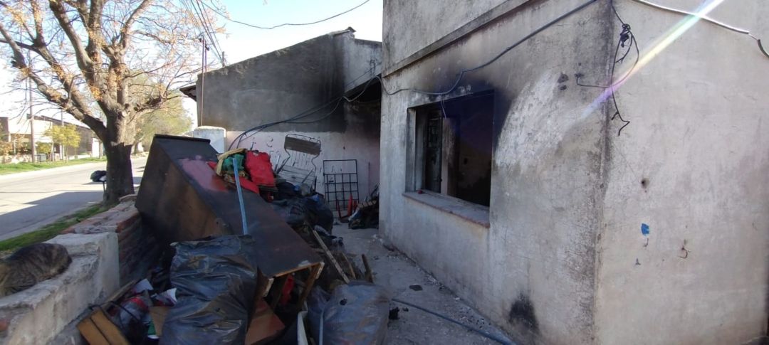 Perdieron todo en un incendio