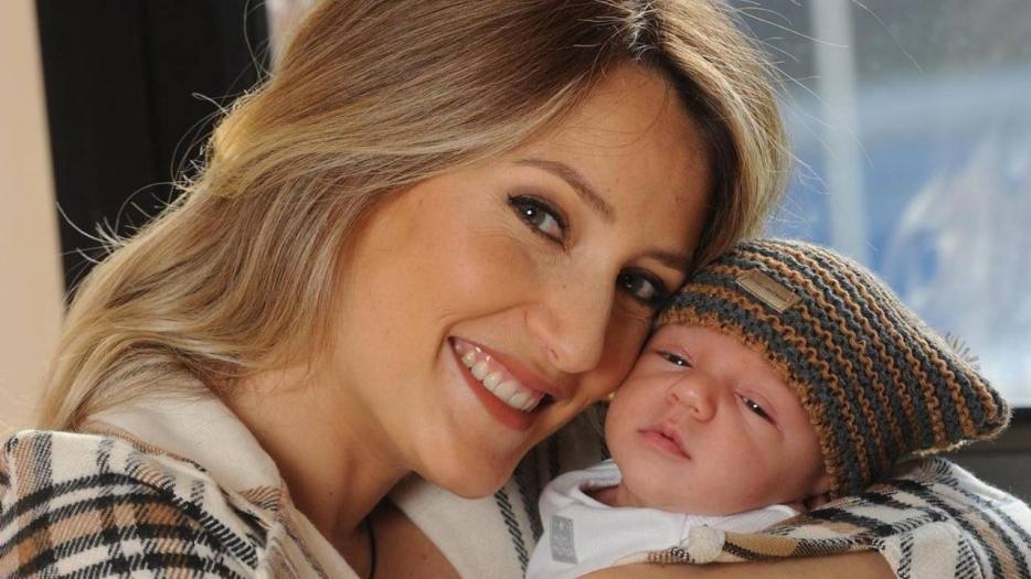 Mica Viciconte festejó el primer día del niño de su hijo, Luca Cubero: “Te amamos”