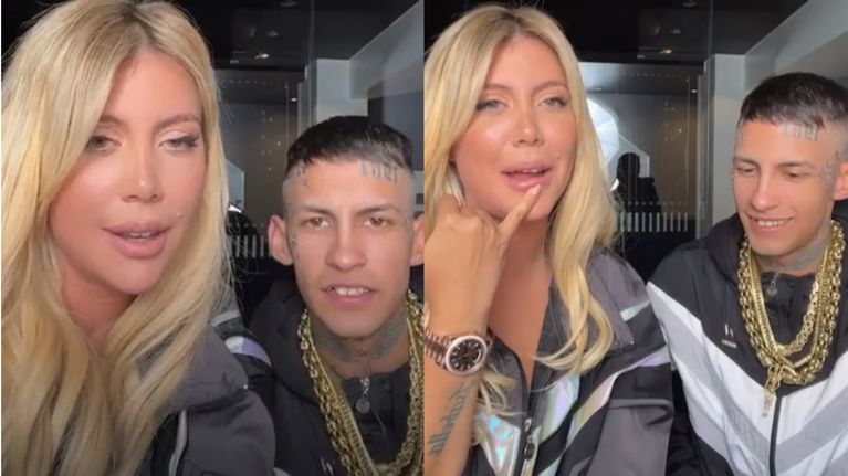 L-Gante y Wanda Nara enfrentaron los rumores de romance: “¿Será que hacemos buena pareja?”