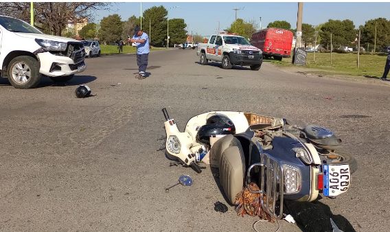 Falleció motociclista accidentada la semana pasada