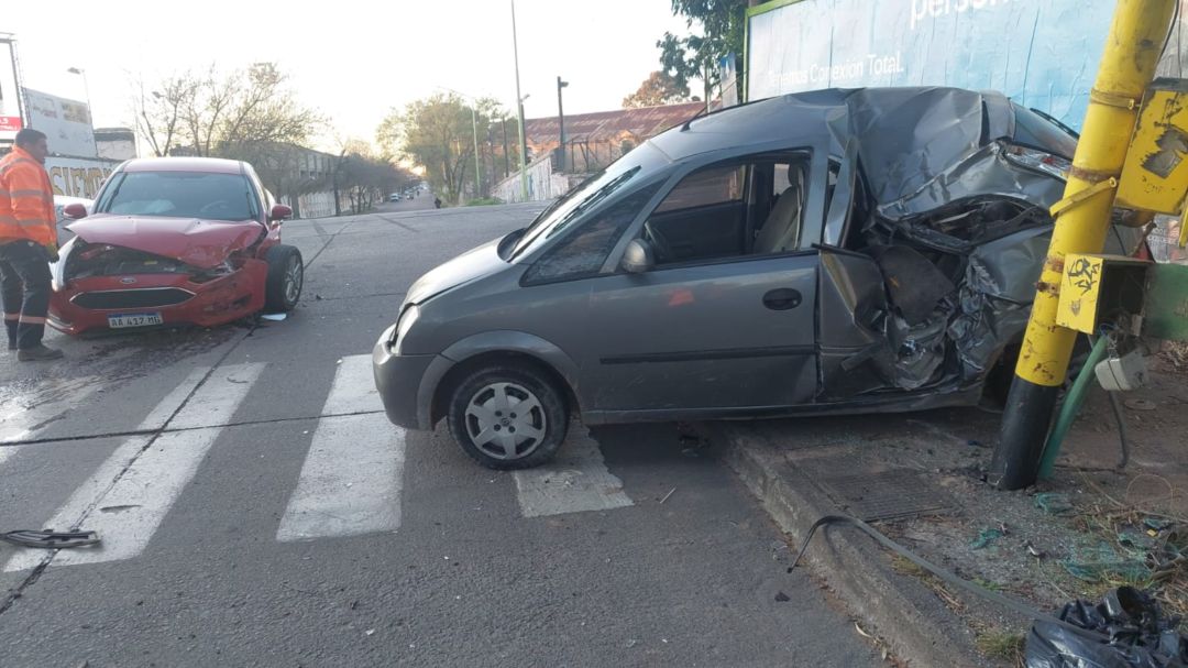Chocó y se escapó