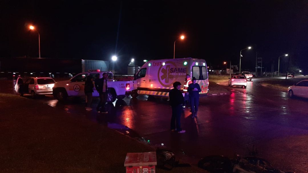 Un motociclista herido tras un choque en 14 de julio y Jorge Newbery