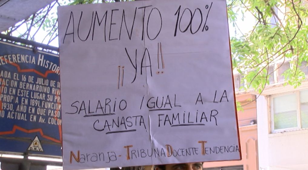 Paro de Suteba que piden la reapertura inmediata de las paritarias