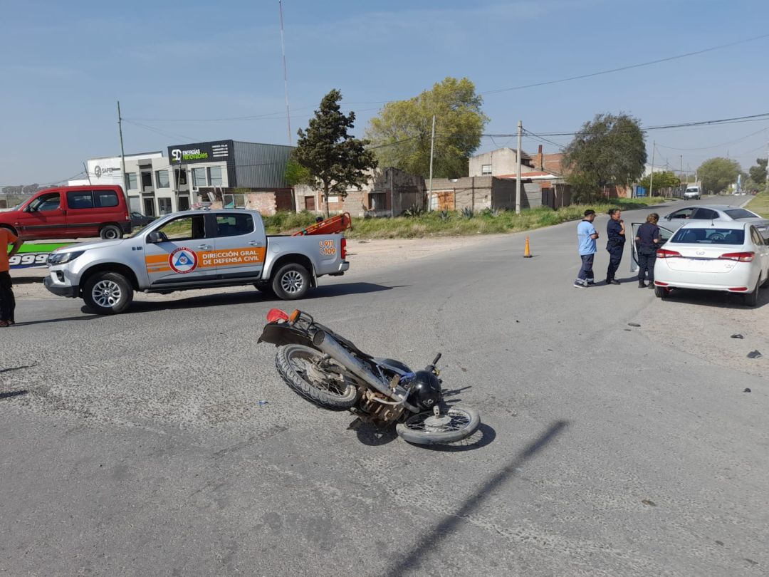 Golpes y heridas para un hombre tras un accidente