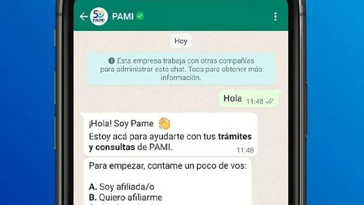 Jubilados: PAMI ya brinda atención por WhatsApp