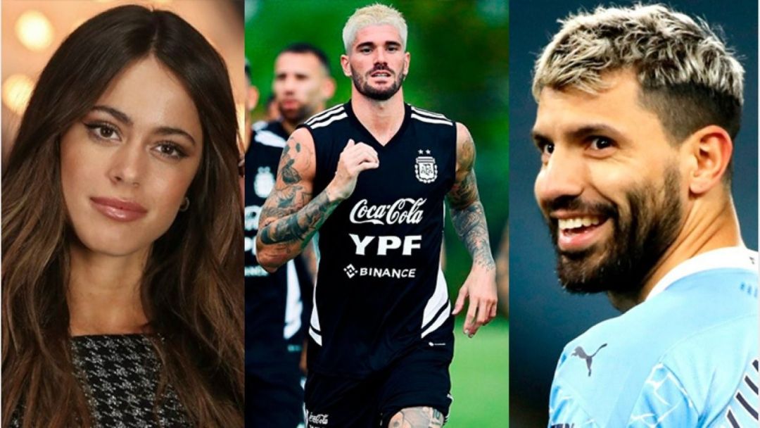 Rodrigo de Paul se animó a un radical cambio de look: la reacción de Tini Stoessel y la gastada de Kun Agüero