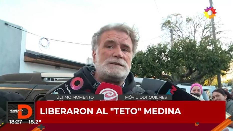 El Teto Medina habló luego de su excarcelación: “No voy a abandonar a los chicos”