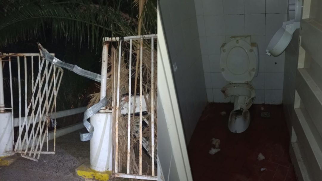 Cinco jóvenes detenidos por provocar destrozos en el Parque de Mayo