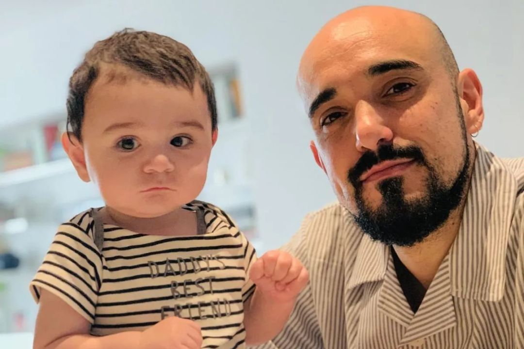 La foto de Abel Pintos con su hijo Agustín que enterneció a sus seguidores por un detalle: “Lo importante”