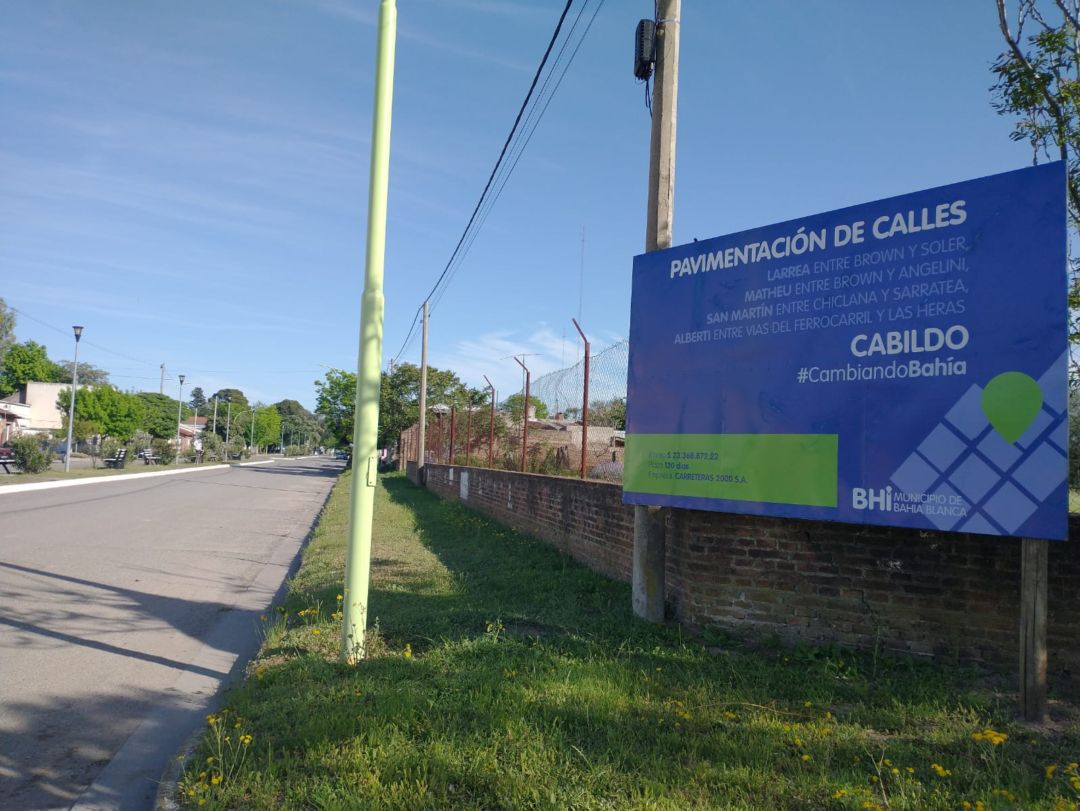 Más asfalto en Cabildo