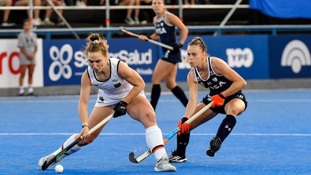 Con la bahiense Costa Biondi, Las Leonas le ganaron a Alemania en el arranque de la FIH Pro League