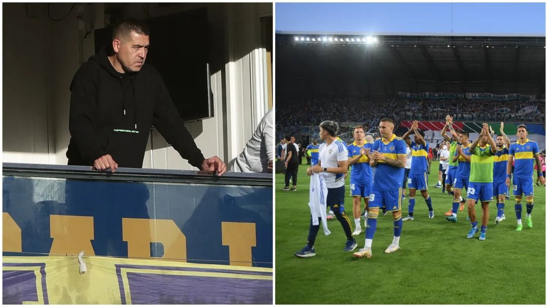 El gesto de Juan Román Riquelme cuando los jugadores de Boca se fueron al vestuario antes de la premiación