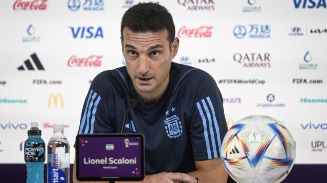Scaloni, a un día del partido con México: “No vamos a cambiar la manera de jugar por una derrota”
