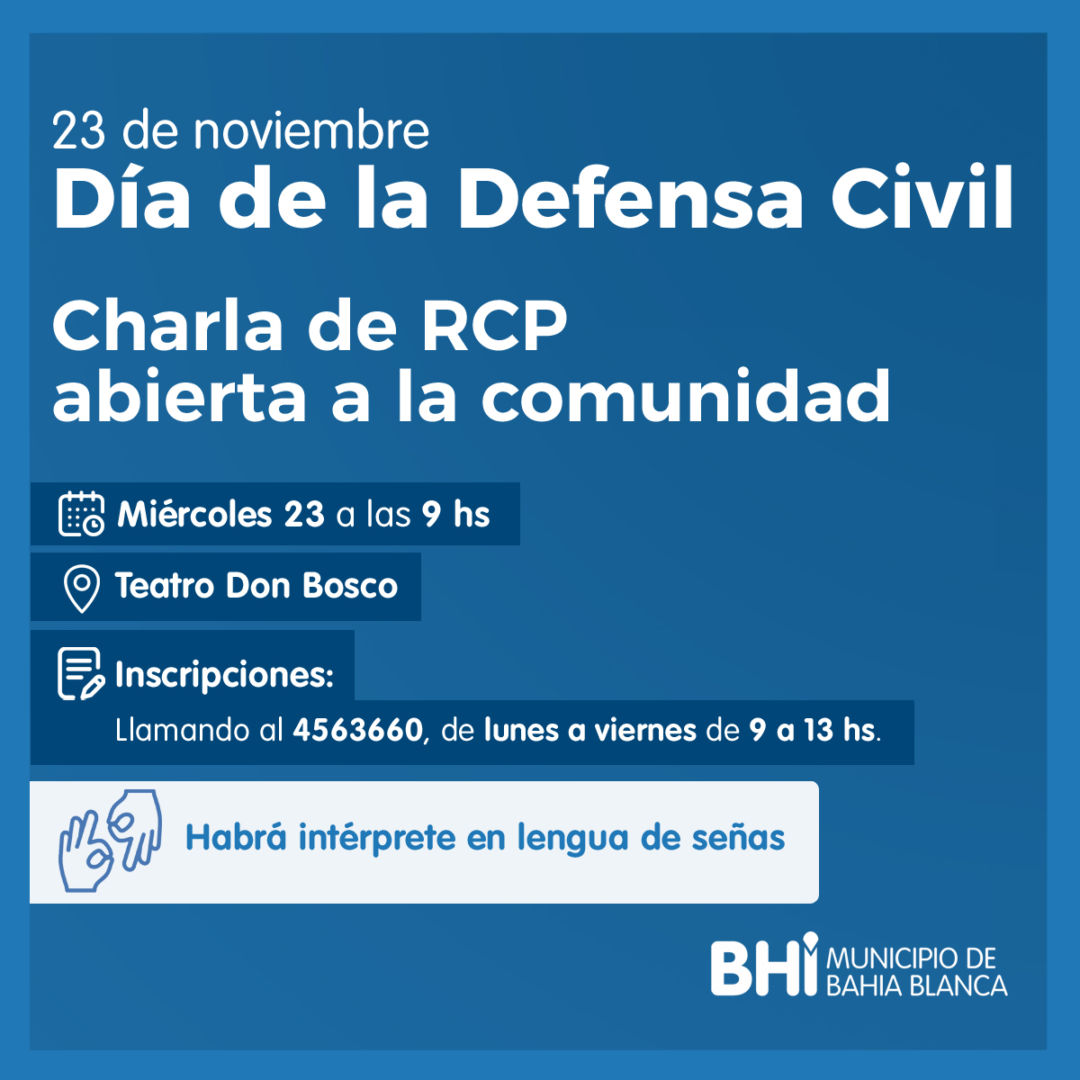 Charla gratuita sobre RCP