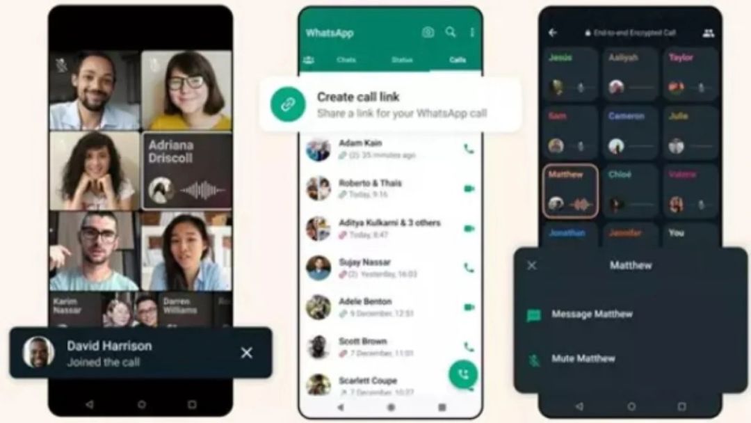 WhatsApp lanza las llamadas grupales de hasta 32 participantes