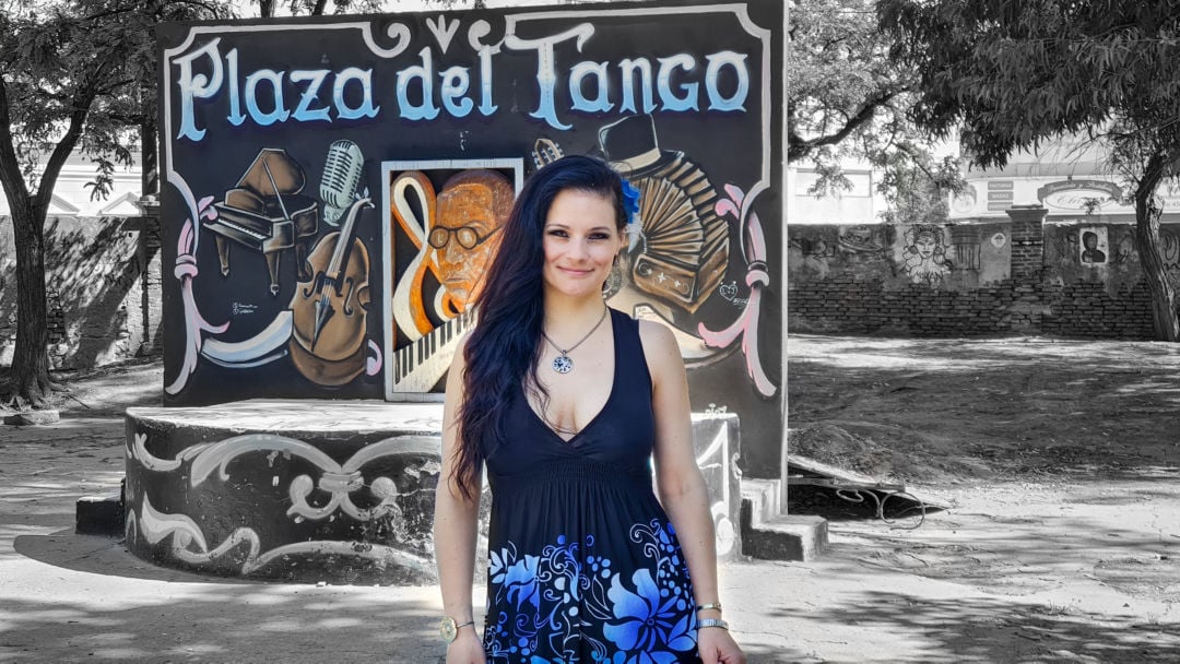 Gabriela Biondo una apasionada del tango