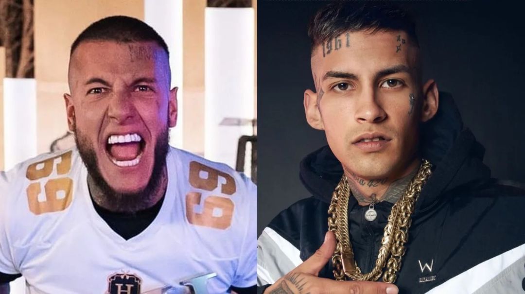 La burla de L-Gante cuando Alex Caniggia le mostró sus músculos a modo de amenaza