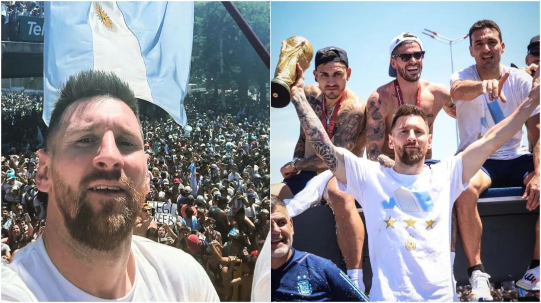 Lionel Messi sigue de fiesta: subió una selfie con los hinchas y revolucionó las redes sociales