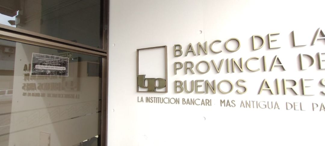 Paro en el Banco Provincia: piden que se trate la reforma de la ley jubilatoria