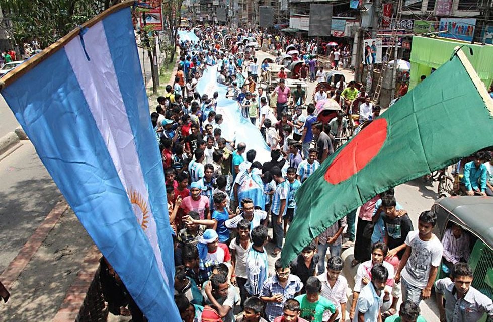 Por el furor que hay con la Selección Argentina, el Gobierno le agradeció a Bangladesh por el apoyo durante el Mundial