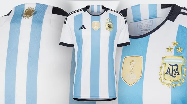 Furor por la camiseta de la Selección argentina con 3 estrellas