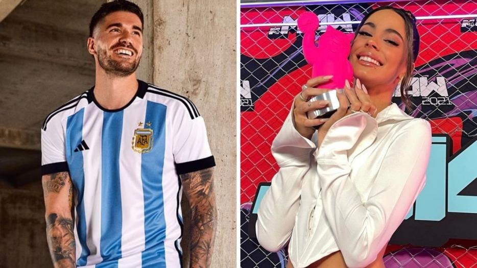 Rodrigo de Paul y Tini Stoessel se mostraron juntos desde Qatar: “Recargando energía”