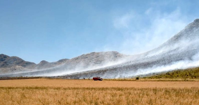Alerta por los incendios en la Comarca