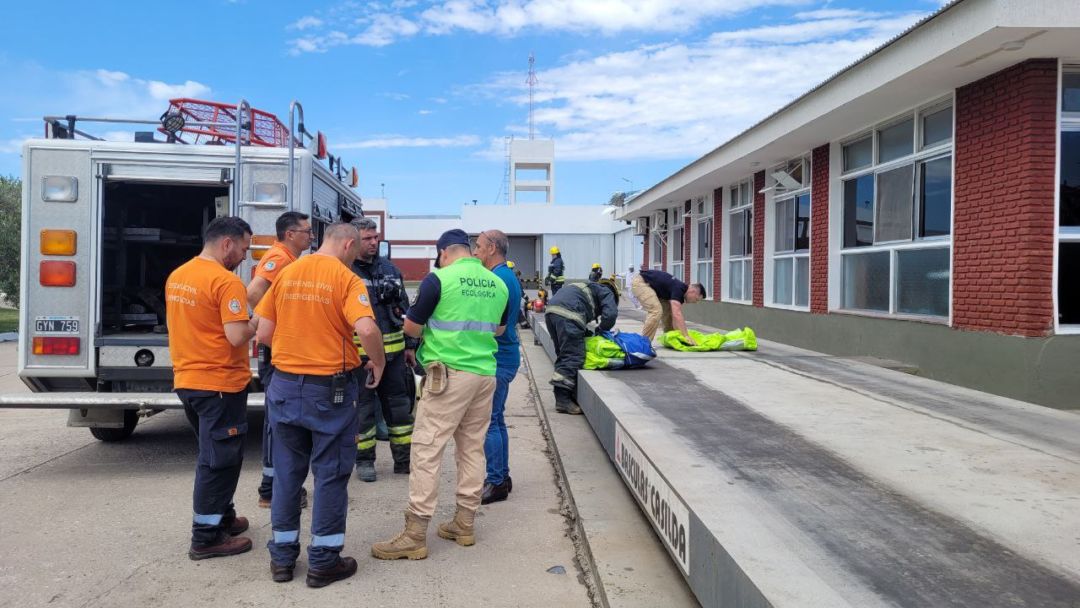 Otra vez un escape en el Frigorífico Villa Olga: dos operarios fueron asistidos