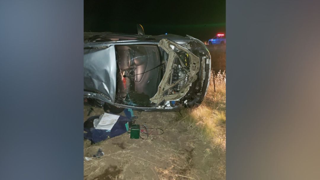 Conducía alcoholizado y terminó volcando sobre la ruta