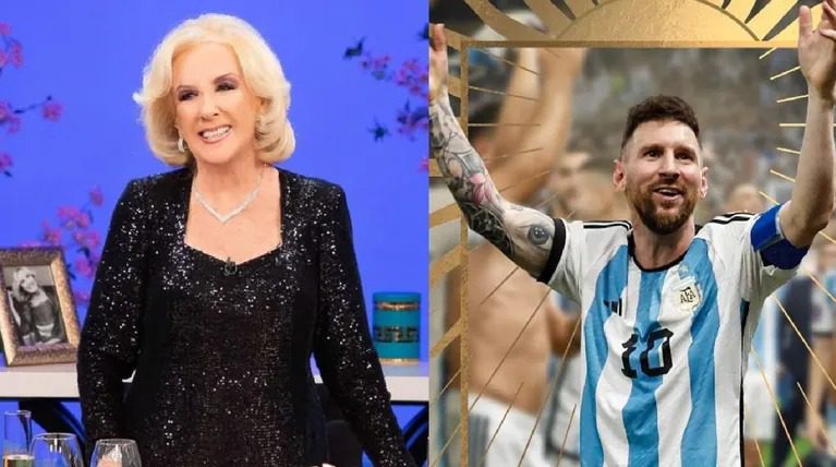 Mirtha Legrand recaudó una cifra millonaria al subastar la camiseta firmada de Leo Messi