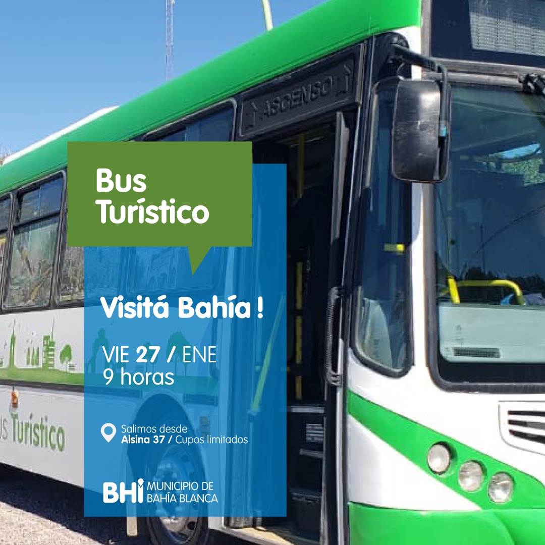 Nueva salida de Bus Turístico hasta el Puerto de Ingeniero White