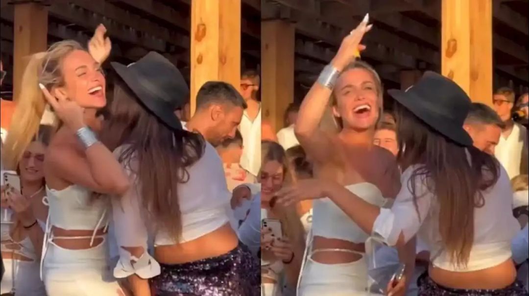 Camila Homs arengó a una multitud que cantaba en contra de Tini Stoessel y el video se hizo viral