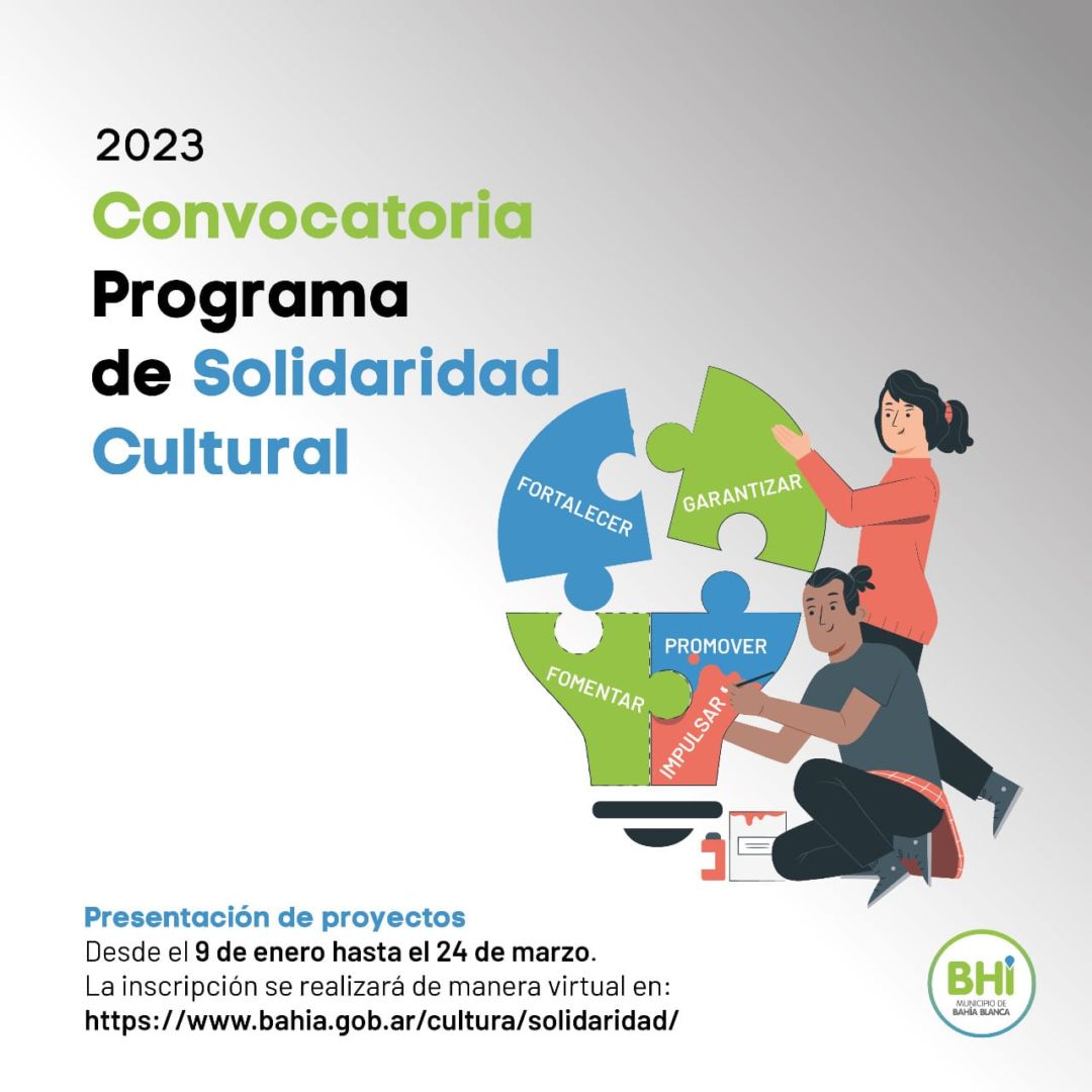 Convocatoria para el Programa de Solidaridad Cultural 2023